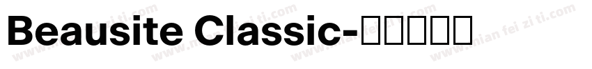 Beausite Classic字体转换